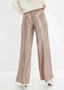 Hose aus glänzendem Satin