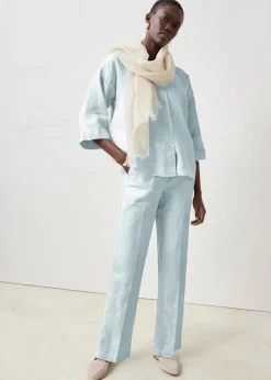 Hose aus reinem Leinen