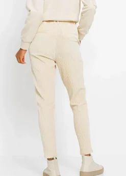 Hose in Cordoptik mit elastischem Bund