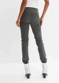 Hose mit Biker-Details