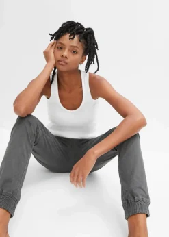 Hose mit Biker-Details