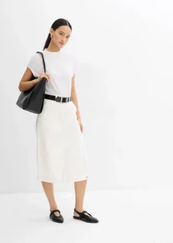 Hosenrock aus elastischem Baumwoll-Mix