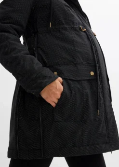 3-in-1 kuschelig gefütterte Umstands- und Tragejacke