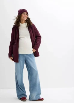 6-in-1 kuschelige Umstands- und Tragejacke zum Wenden