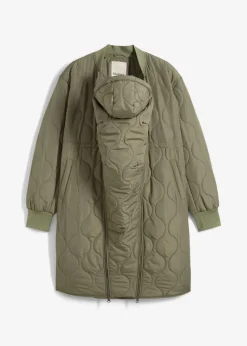 3-in-1 leicht wattierter Umstands- und Tragemantel