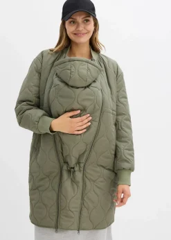 3-in-1 leicht wattierter Umstands- und Tragemantel