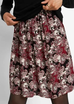 2-in-1 Umstand- und Stillkleid aus einer Materialkombination