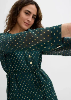 2-in-1 Umstands- und Stillkleid aus Chiffon