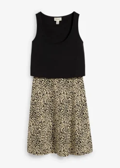 2-in-1 Umstands- und Stillkleid aus Baumwolljersey