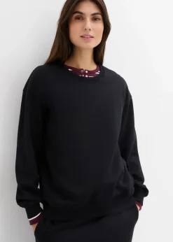 2-in-1 Umstands- und Still-Sweatshirt aus reiner Bio-Baumwolle