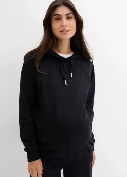 2-in-1 Umstands- und Stillsweatshirt aus reiner Bio-Baumwolle