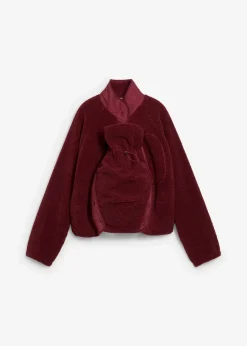 3-in-1 Umstands- und Tragejacke aus Teddyfleece