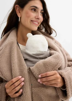 2-in-1 Umstandsmantel mit Trageeinsatz