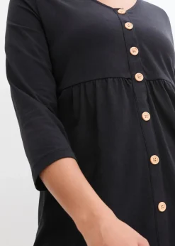 2-in-1 Umstandsshirt und Stillshirt aus Bio-Baumwolle