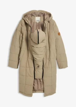 3-in-1 Umstandssteppmantel und Tragemantel mit recyceltem Polyester