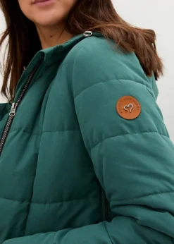 3-in-1 Umstandssteppmantel und Tragemantel mit recyceltem Polyester