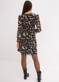 2-in-1 Umstands-und Stillkleid aus Chiffon