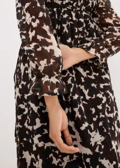 2-in-1 Umstands-und Stillkleid aus Chiffon