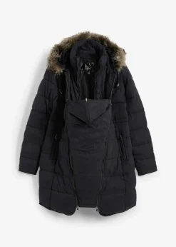 3-in-1 warm wattierte Umstands- und Tragejacke