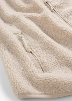 3-in-1 weiche Umstands-und Trageweste aus Teddyfleece