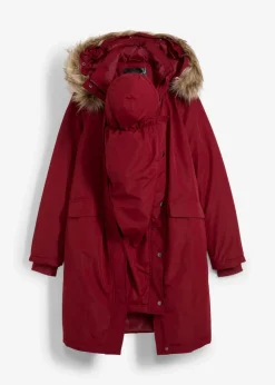 3-in-1 wind-und wasserdichter Umstandsmantel mit Trageeinsatz