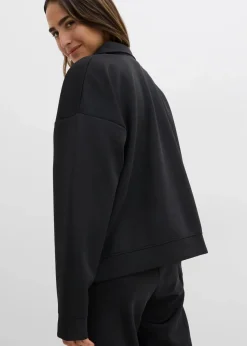 Jacke in Scuba Qualität mit Reißverschluss