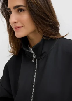 Jacke in Scuba Qualität mit Reißverschluss