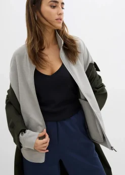 Jacke in Scuba Qualität mit Reißverschluss