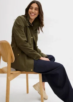 Jacke mit Stehkragen