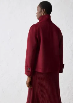 Jacke mit weichem Wollanteil