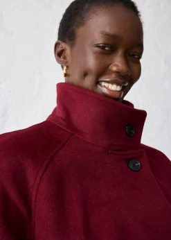 Jacke mit weichem Wollanteil