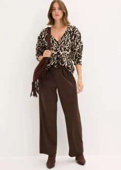 Jacquard-Strickjacke