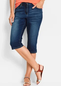 Jeans Bermuda Mid Waist, Bequembund