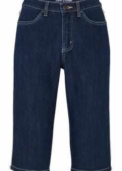 Jeans Bermuda Slim Fit High Waist