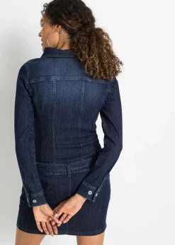 Jeans Kleid mit Gürtel