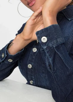 Jeans Kleid mit Gürtel