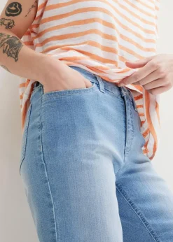 Jeans-Bermuda Mid Waist