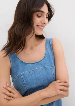 Jeanskleid aus Bio-Baumwolle mit Stretch