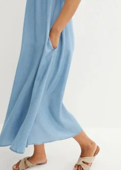 Jeanskleid aus fließendem Lyocell