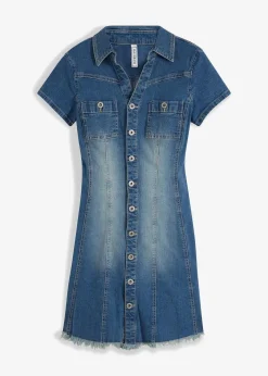 Jeanskleid mit Knöpfen