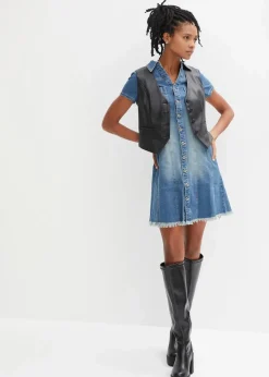 Jeanskleid mit Knöpfen