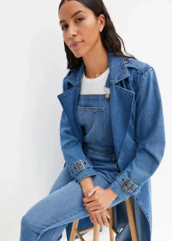 Jeans-Latzhose im Boyfriend Fit