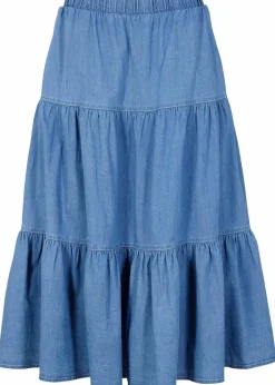 Jeansrock mit Bahnen