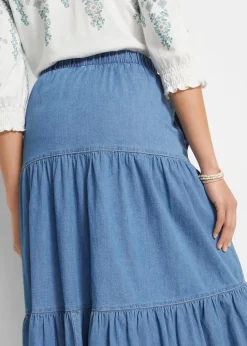 Jeansrock mit Bahnen