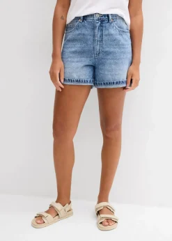 Jeans-Shorts High Waist, Low Stretch