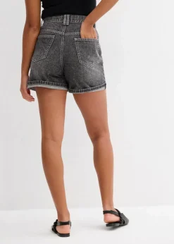 Jeans-Shorts High Waist, Low Stretch