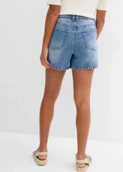 Jeans-Shorts High Waist, Low Stretch