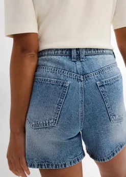 Jeans-Shorts High Waist, Low Stretch