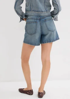 Jeans-Shorts Mid Waist, Low Stretch