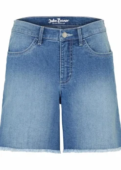 Jeansshorts, Mid Waist, Stretch